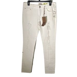 Indigo‎ Rein Skinny Distressed Jeans Woman’s Size 11 NWT